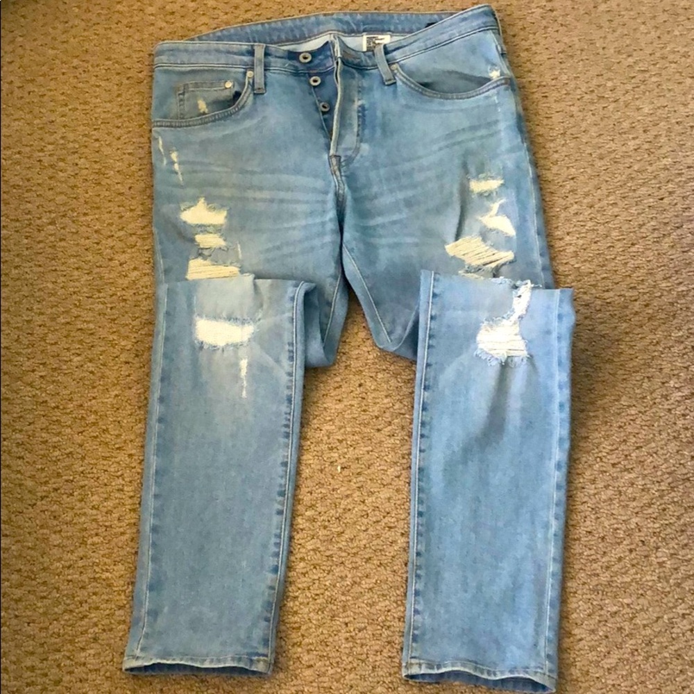 Skinny low waist jeans